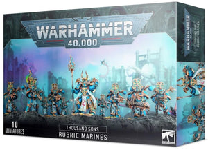 Warhammer 40K Thousand Sons Rubric Marines