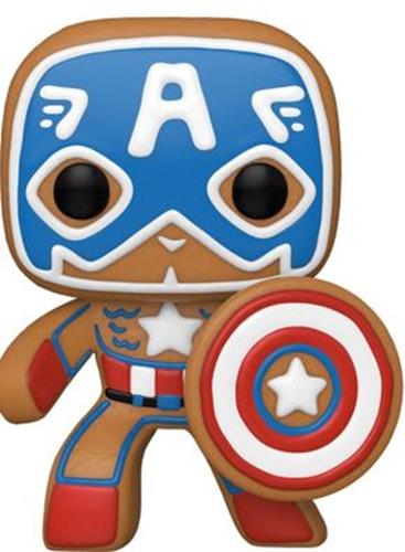 POP 933 Marvel Gingerbread Captain America - The Comic Warehouse