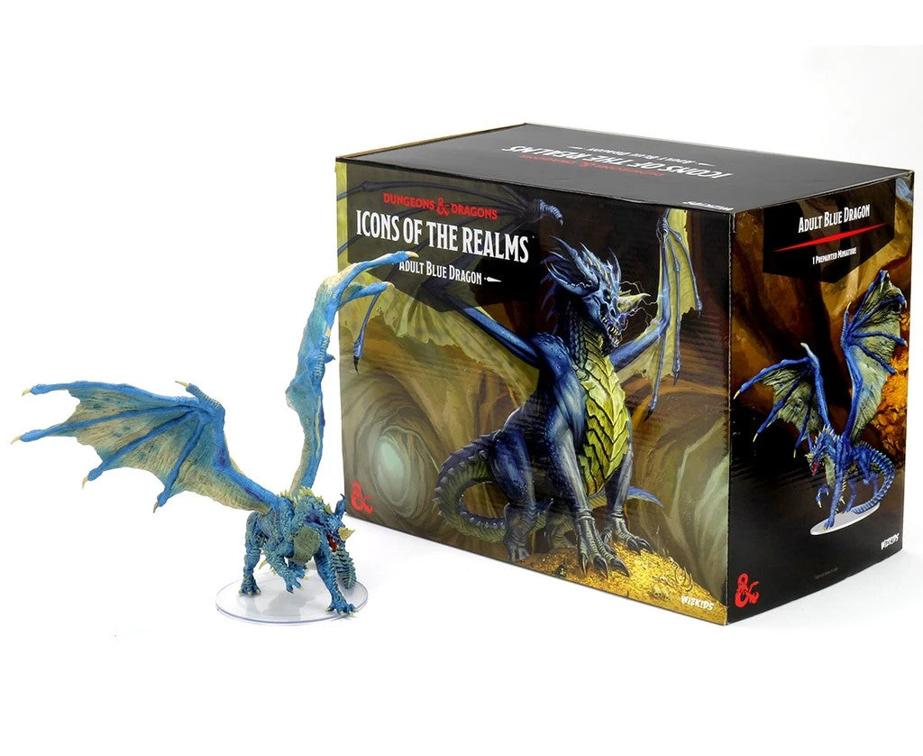 D&D Icons of the Realms Adult Blue Dragon Prepainted Plastic Figure - The Comic Warehouse