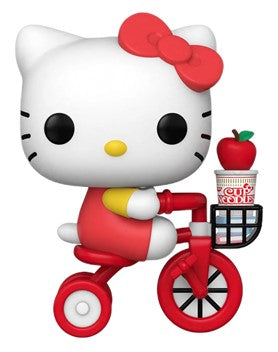 POP 45 Sanrio Hello Kitty Riding Bike With Noodle Cup - The Comic Warehouse