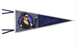 DC Bombshells Catwoman Pennant - The Comic Warehouse