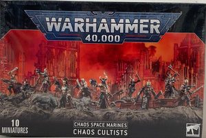 Warhammer 40K Chaos Space Marines Chaos Cultists