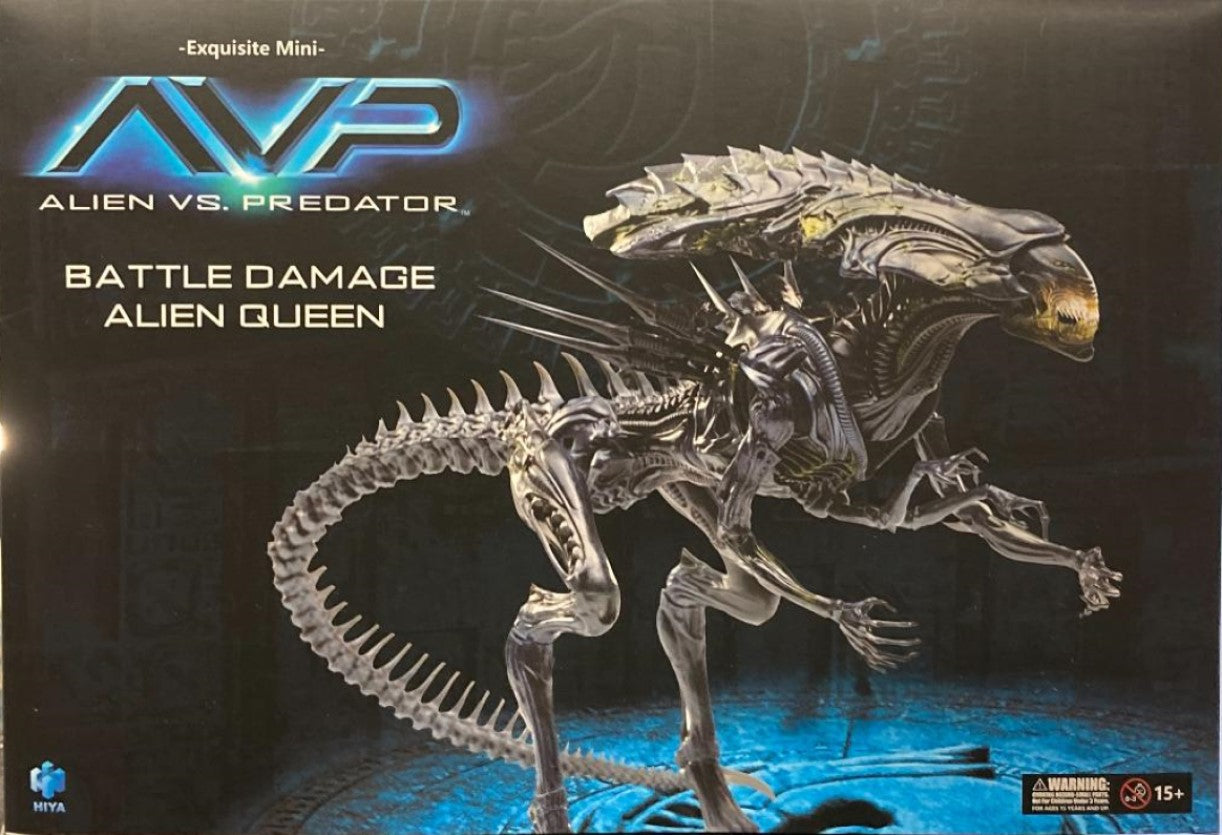 Hiya Toys Exquisite Mini AVP Battle Damage Alien Queen - The Comic Warehouse