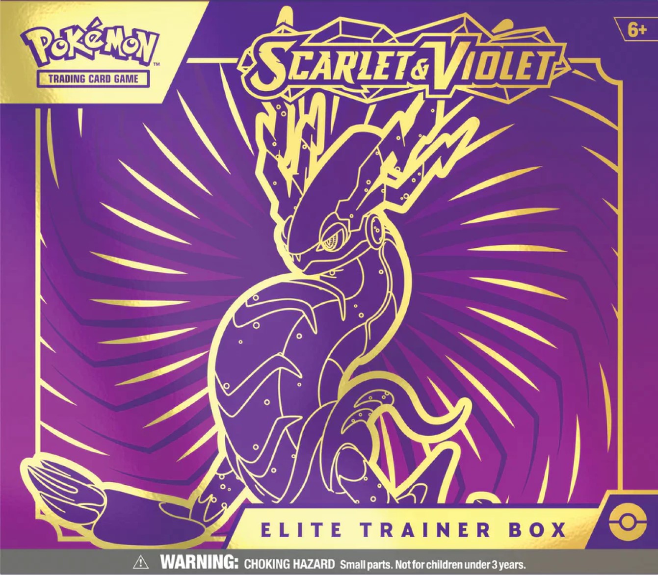 Pokemon Scarlet & Violet Elite Trainer Box Purple (Miraidon)