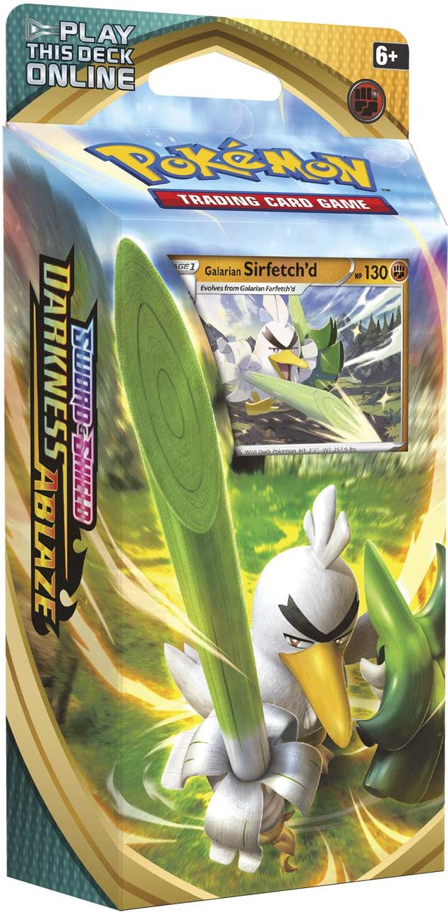 Pokémon TCG: Sword & Shield-Darkness Ablaze Galarian Sirfetch'd Theme Deck - The Comic Warehouse