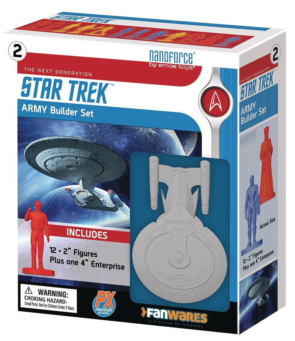 Nanoforce Star Trek : The Next Generation Army Builder Set - The Comic Warehouse