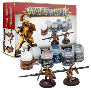 Warhammer Age of Sigmar Stormcast Eternals Vindictors + Paint Set - The Comic Warehouse