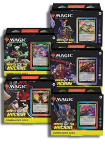 MTG March Of The Machine Commander Deck Set Of 5