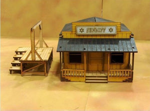 Prepainted Sheriff Office Scenery - The Comic Warehouse