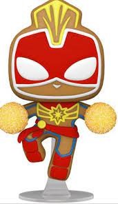 POP 936 Marvel Gingerbread Captain Marvel - The Comic Warehouse