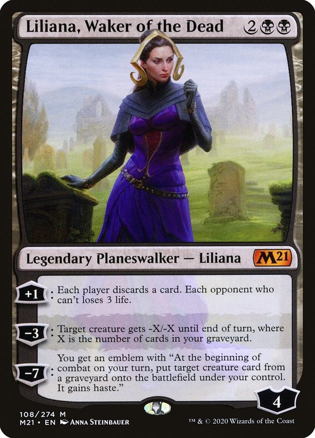 Liliana, Waker of the Dead -  Core Set 2021 - The Comic Warehouse