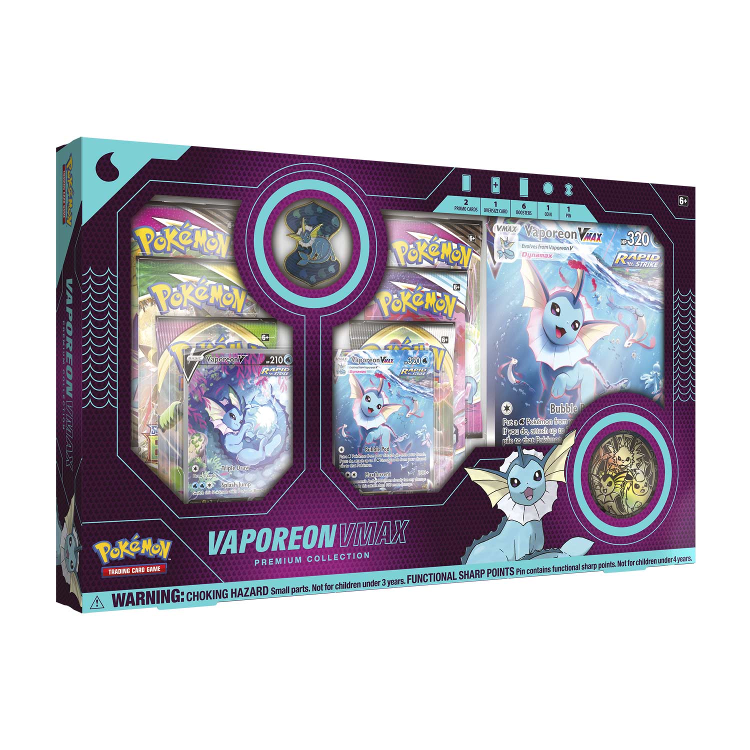 Pokemon Vaporeon V-Max Premium Collection