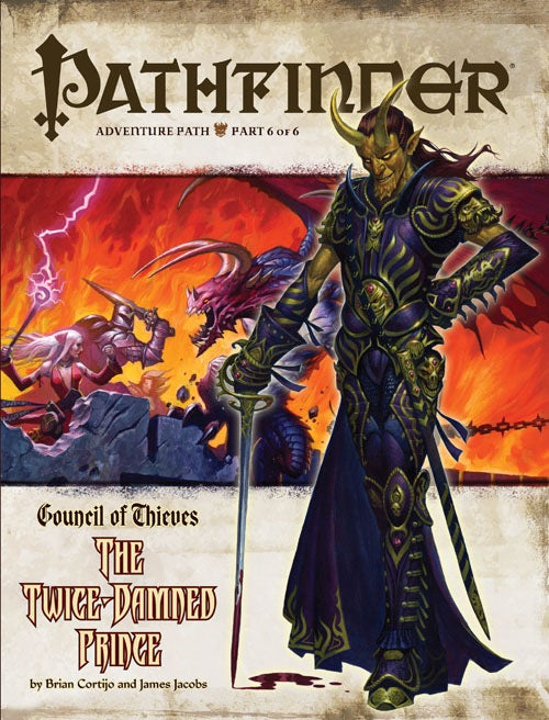 Pathfinder Adventure Path #30 COUNCIL OF THIEVES Book 6 : THE TWICE-DAMNED PRINCE The Comic Warehouse