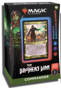 MTG The Brothers War Mishra's Burnished Banner Commander Deck