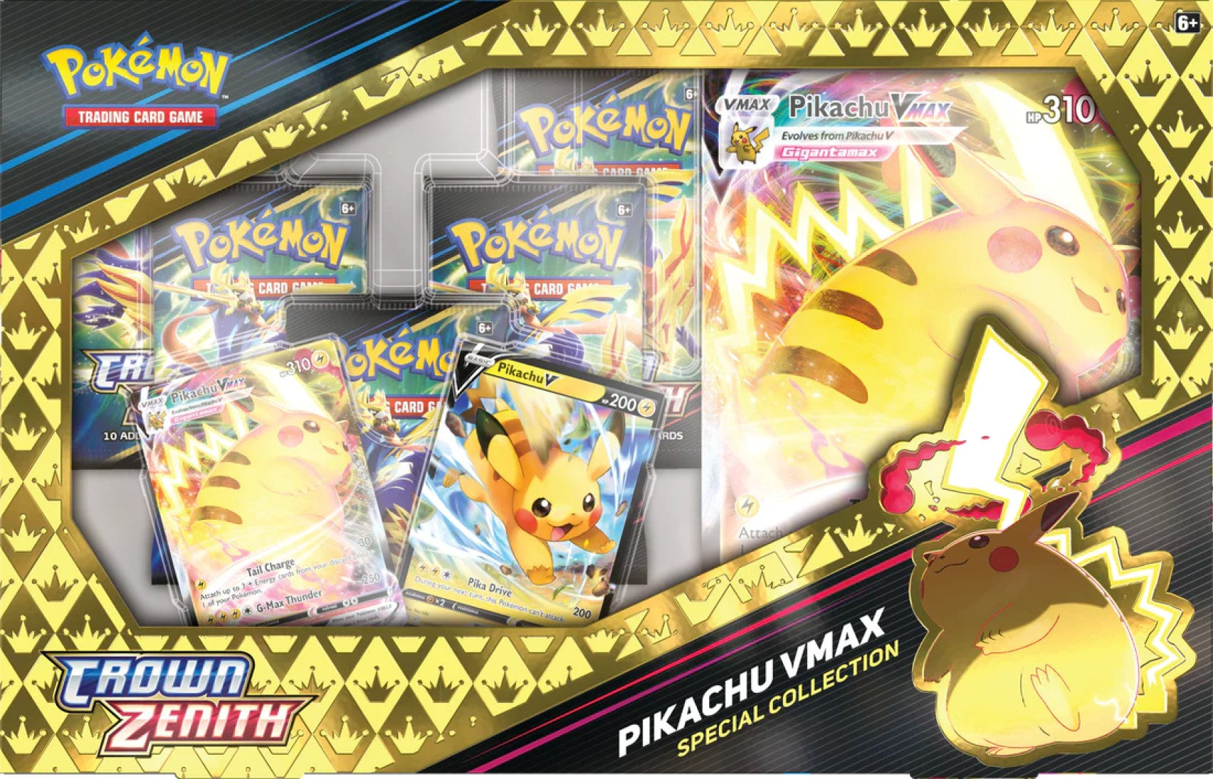 Pokemon Crown Zenith Pikachu Vmax Special Collection Box