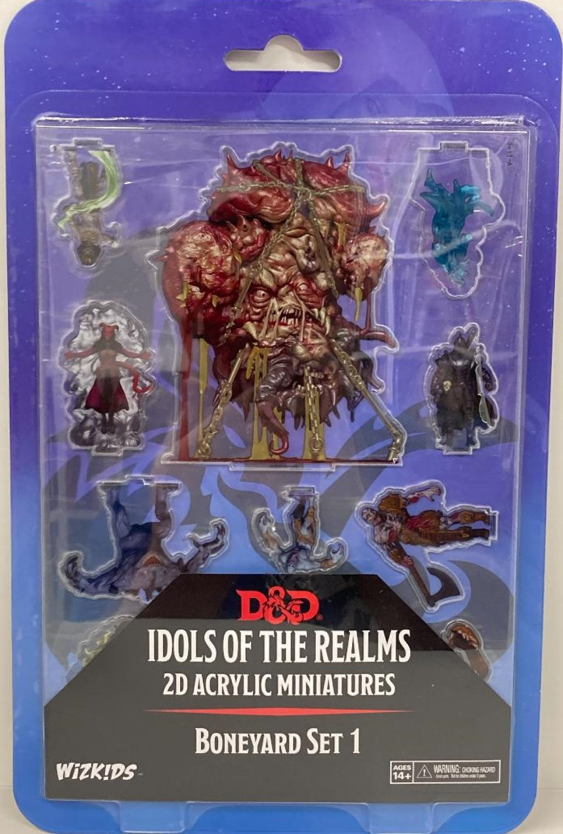 D&D Idols of the Realms 2D Acrylic Miniatures Boneyard Set 1 – The