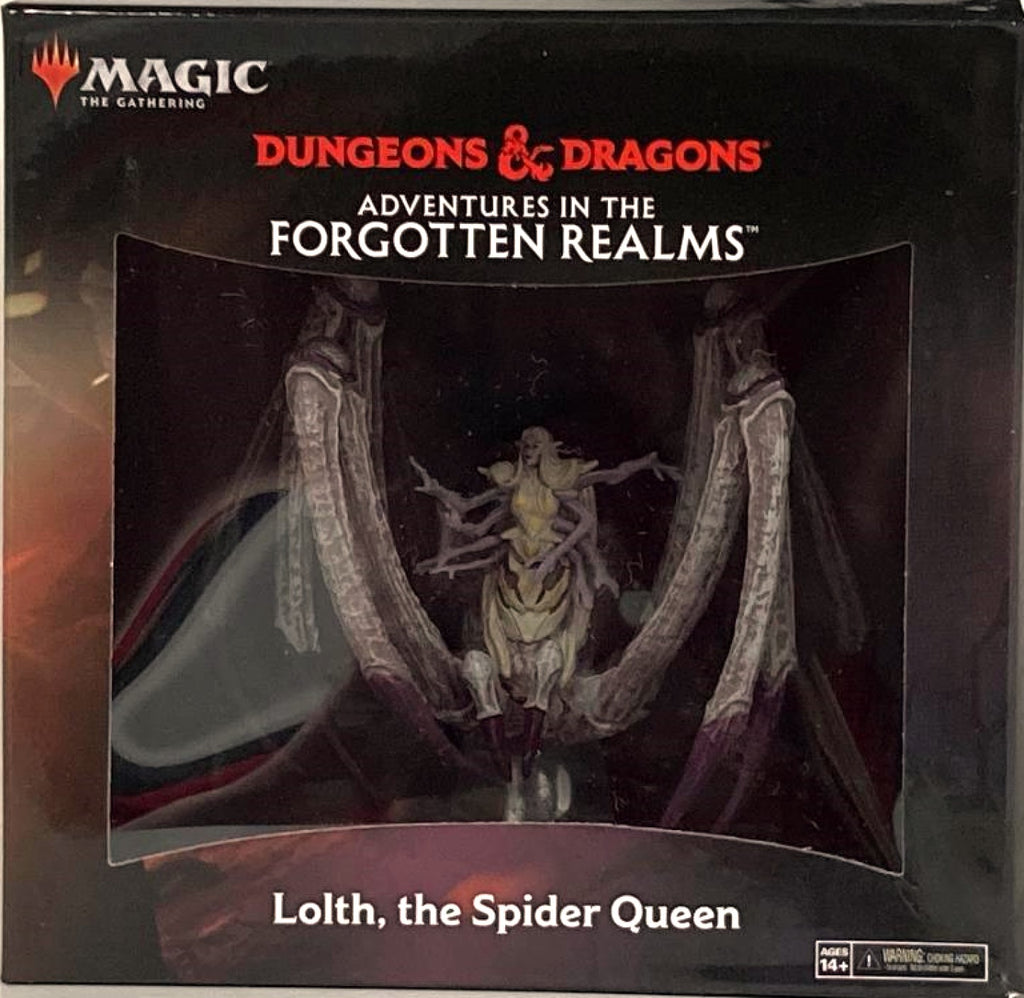 D&D Adventures In The Forgotten Realms : Lolth, The Spider Queen Prepainted Plastic Figure - The Comic Warehouse