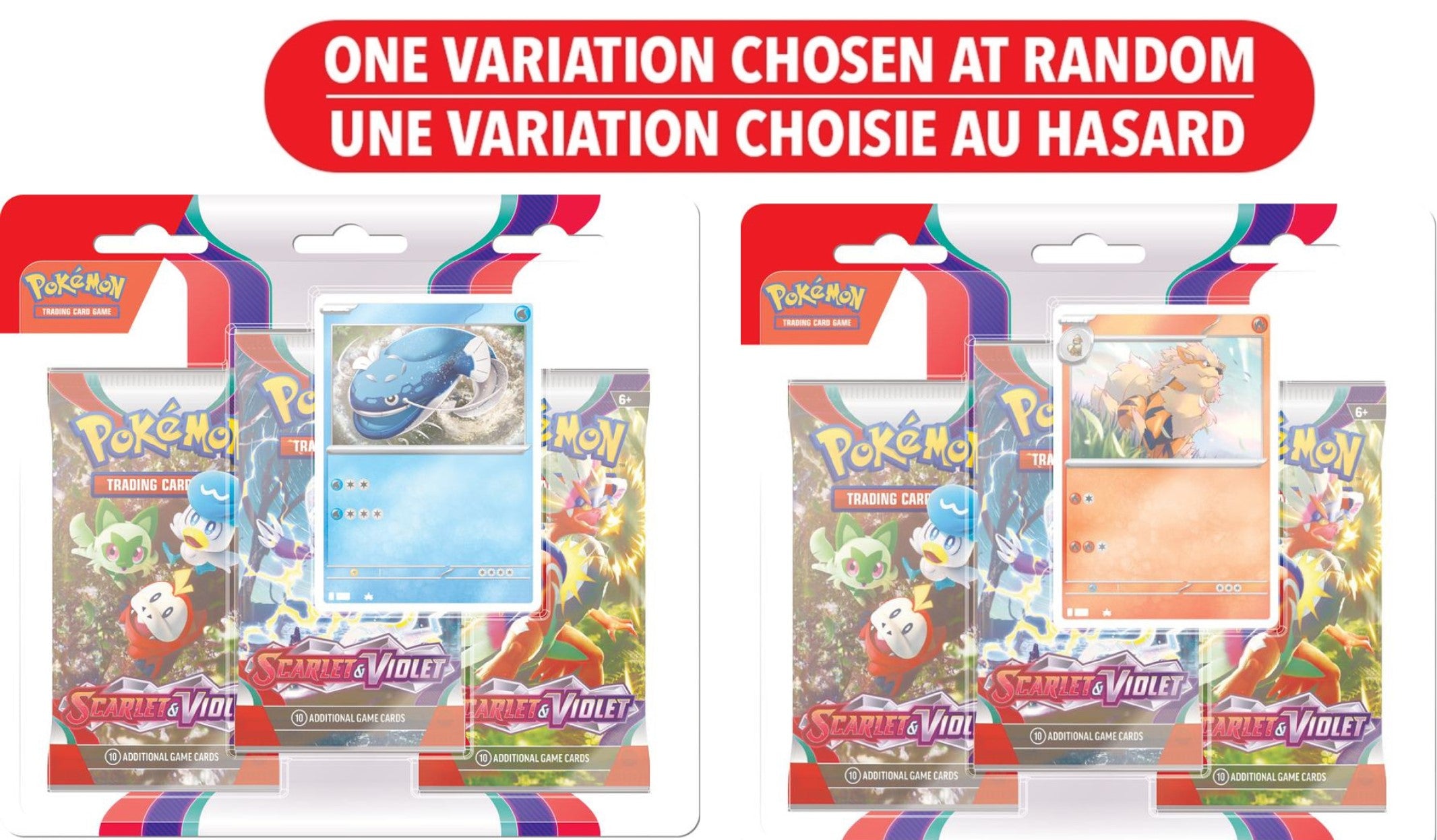 Pokemon Scarlet & Violet Three Booster Blister Pack