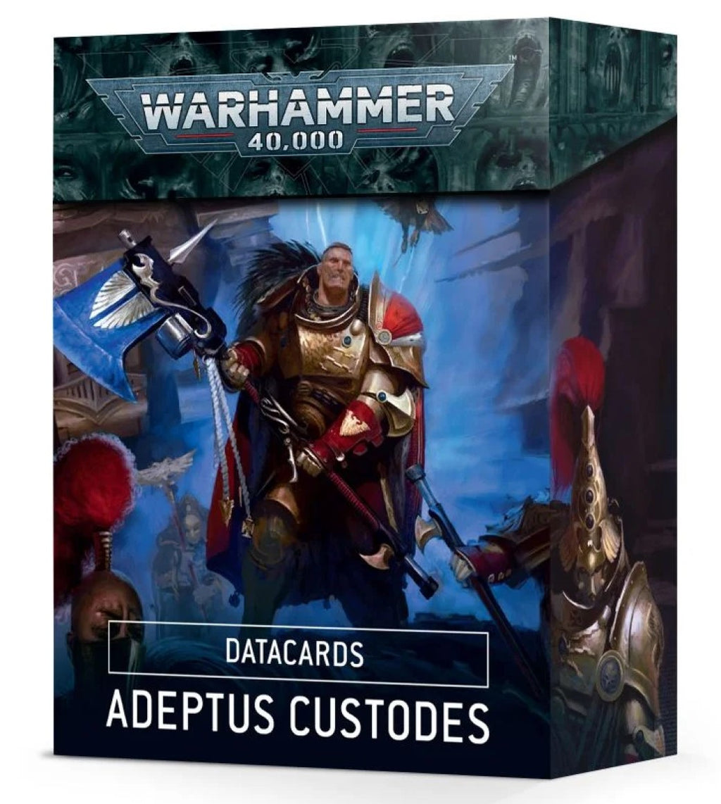 Warhammer 40k Datacards Adeptus Custodes - The Comic Warehouse