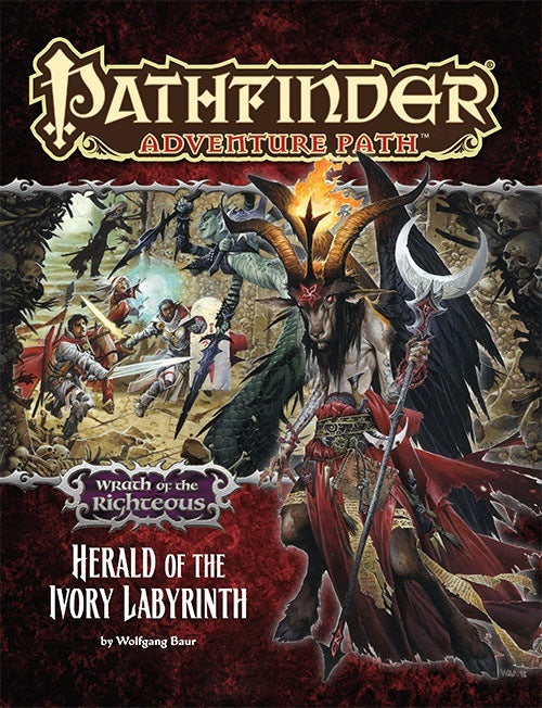 Pathfinder Adventure Path #77 WRATH OF THE RIGHTEOUS Book 5 : HERALD OF THE IVORY LABYRINTH - The Comic Warehouse