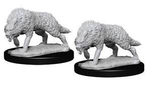 Deep Cuts Timber Wolf Unpainted Miniatures - The Comic Warehouse