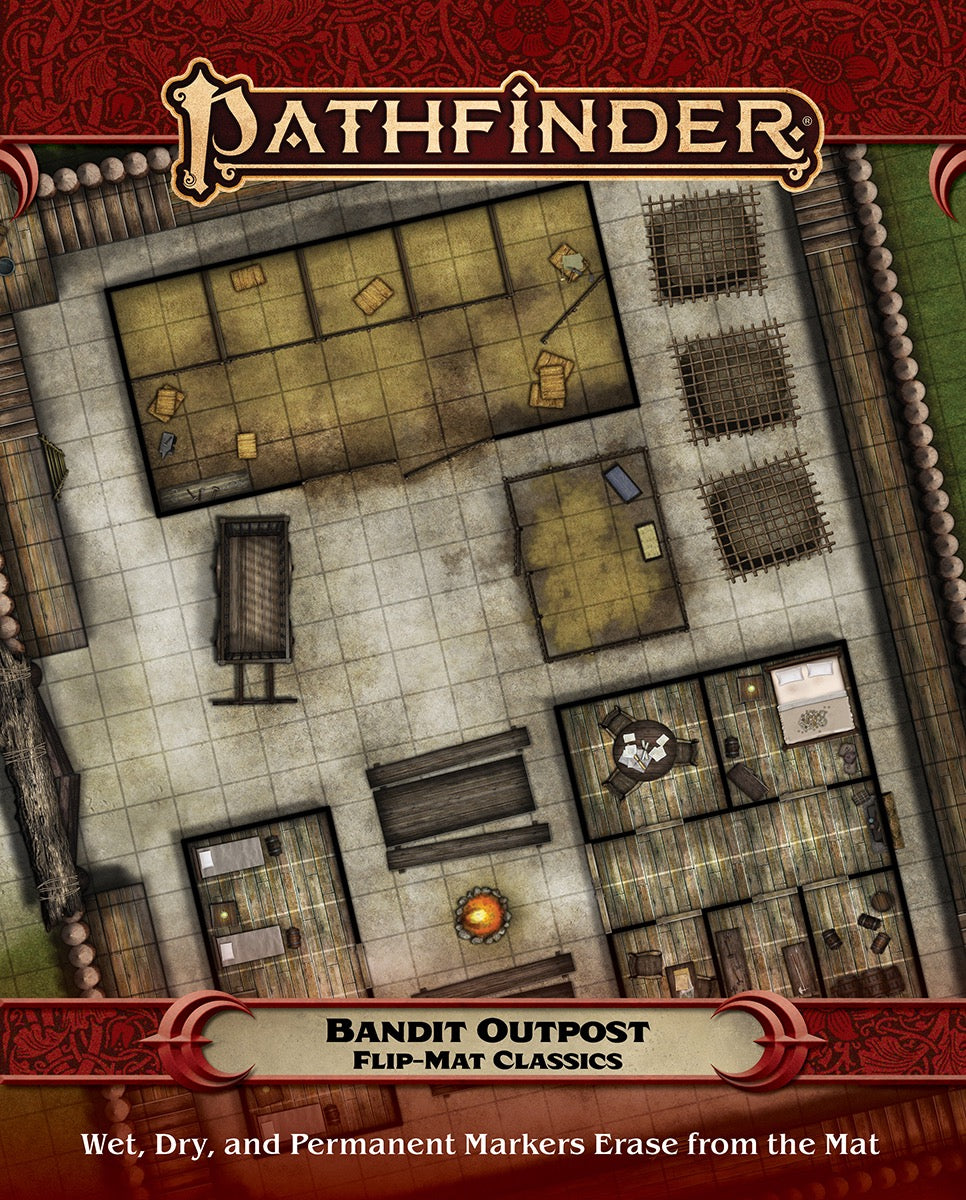 Pathfinder Flip-Mat Classics Bandit Outpost - The Comic Warehouse