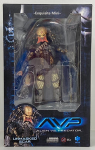 Hiya Toys Exquisite Mini AVP Unmasked Scar Predator - The Comic Warehouse