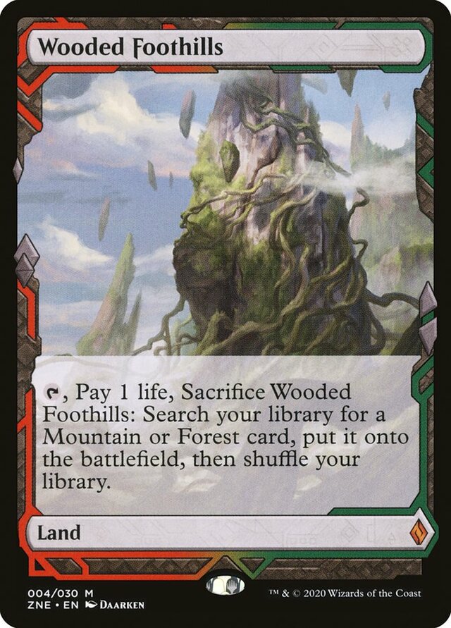 Wooded Foothills - Zendikar Rising Expeditions