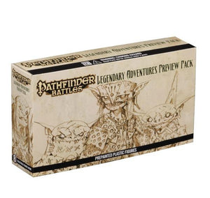 Pathfinder Battles Legendary Adventures Preview Pack Prepainted Plastic Figures - The Comic Warehouse