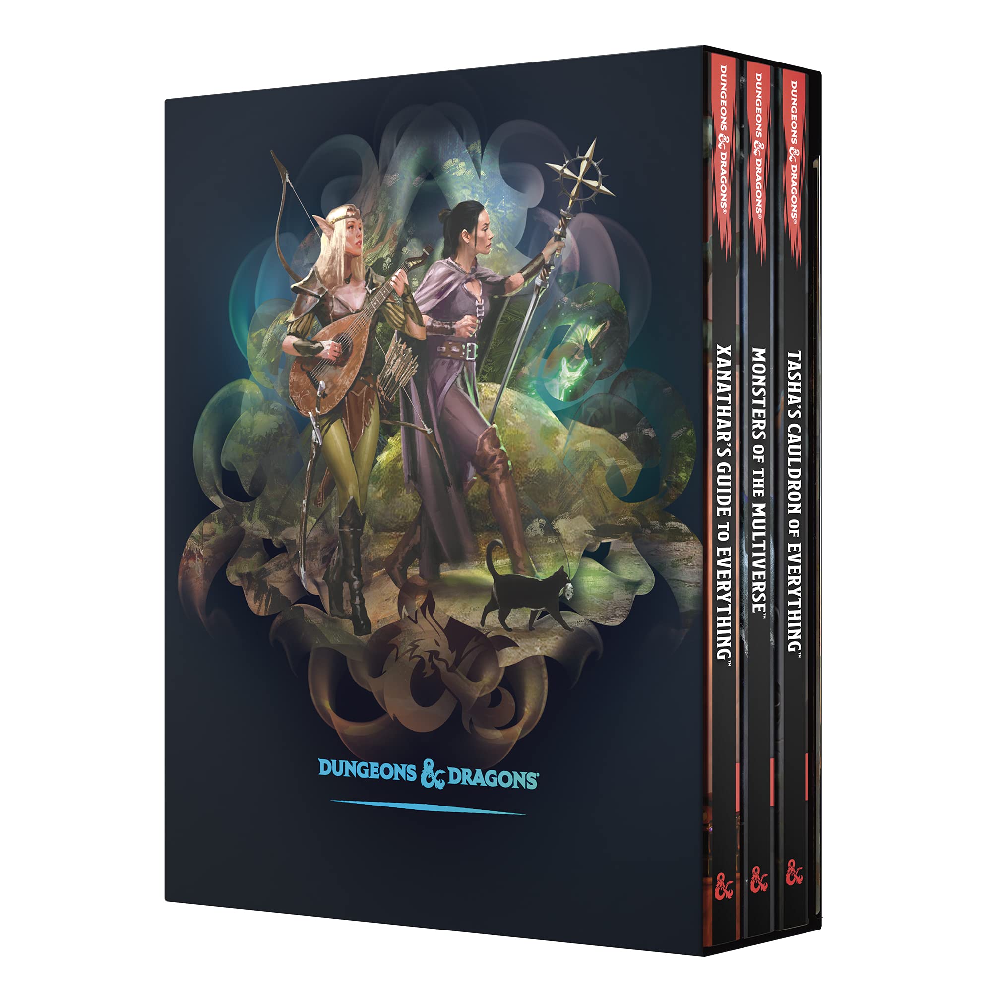 Dungeons & Dragons Rules Expansion Gift Set (D&D Books)-: Tasha's Cauldron  of Everything + Xanathar's Guide to Everything + Monsters of the Multiverse