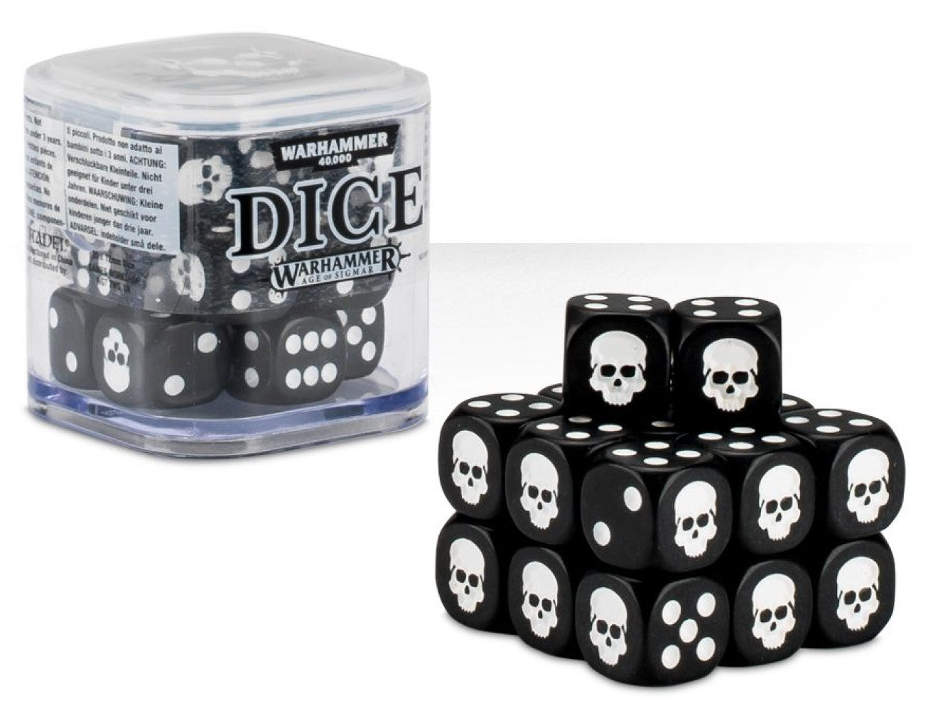 Warhammer 40K/Age Of Sigmar Dice Black