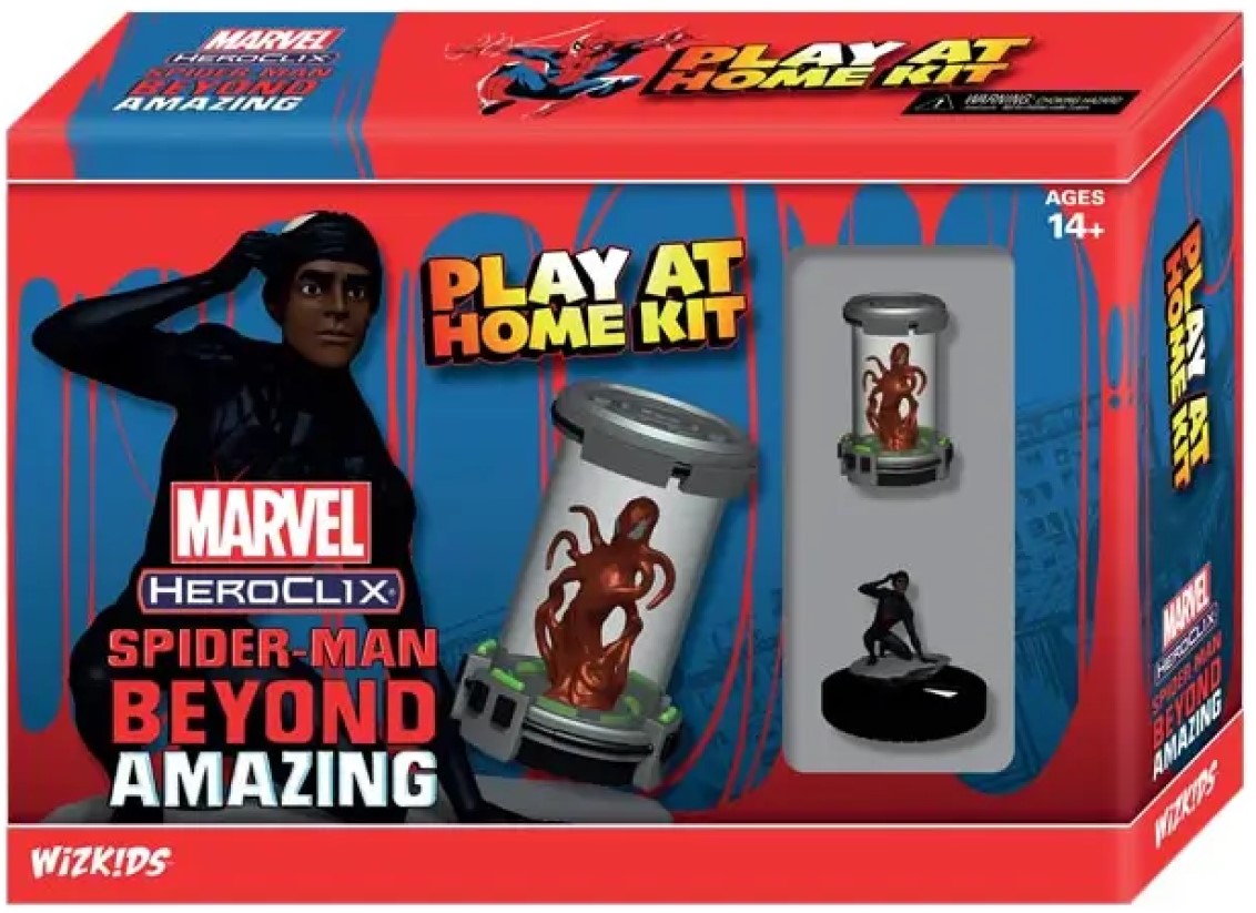 Heroclix Spider-Man Beyond Amazing Play At Home Kit Miles Morales