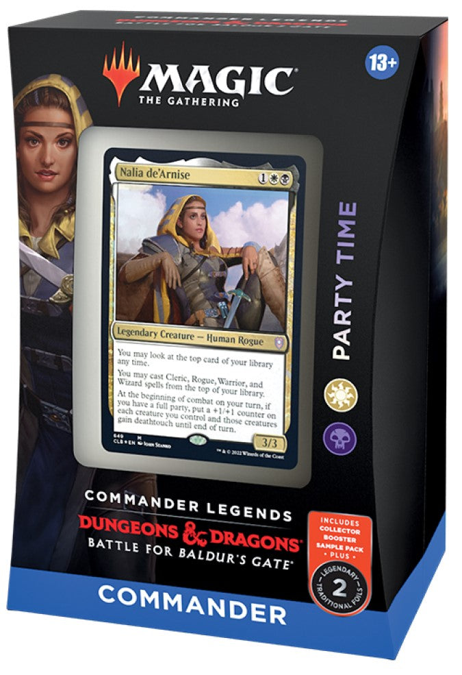 MTG Party Time Commander Legends Battle For Baldur's Gate Commander Deck