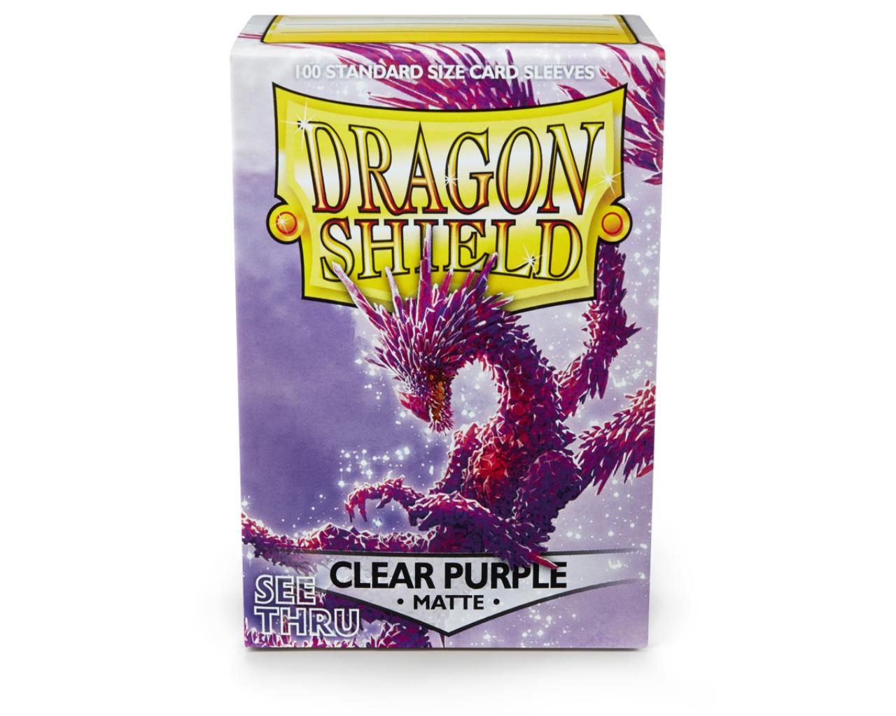 Dragon Shield Matte Clear Purpule - The Comic Warehouse