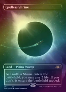 MTG Unfinity Godless Shrine Foil