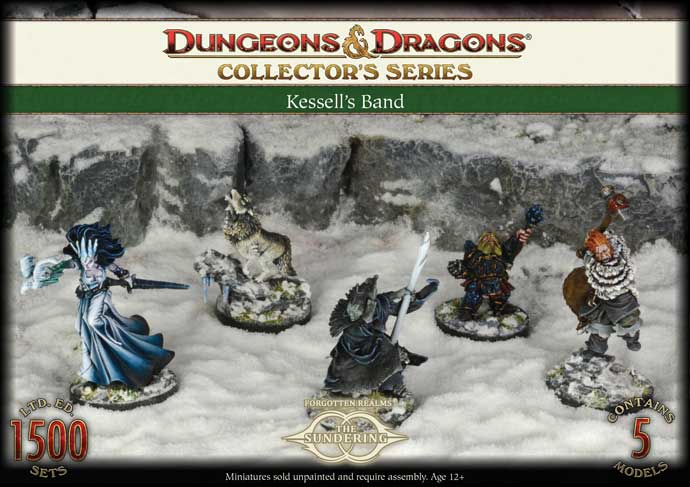 D&D Collector's Series Kessell's Band Unpainted Miniatures - The Comic Warehouse