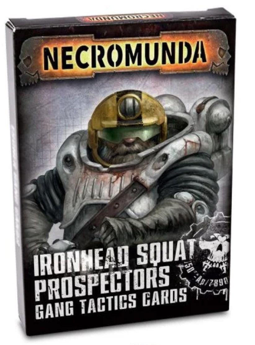 Warhammer Necromunda Ironhead Squat Prospectors Gang Tactics Cards