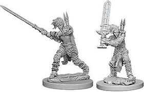 Pathfinder Battles Female Human Barbarian Unpainted Miniatures - The Comic Warehouse