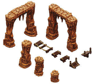 Warlock Tiles Dripstone Bridges - The Comic Warehouse