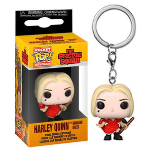 Pocket POP Keychain Harley Quinn Damaged Dress - The Comic Warehouse