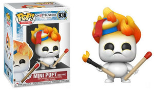 POP 936 Movies Mini Puft On Fire Ghostbusters Afterlife - The Comic Warehouse