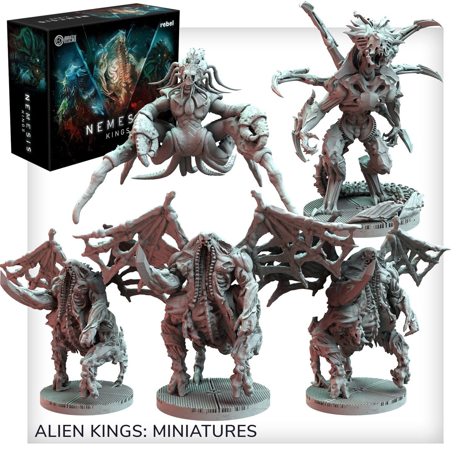 Nemesis Alien Kings Miniatures Set - The Comic Warehouse