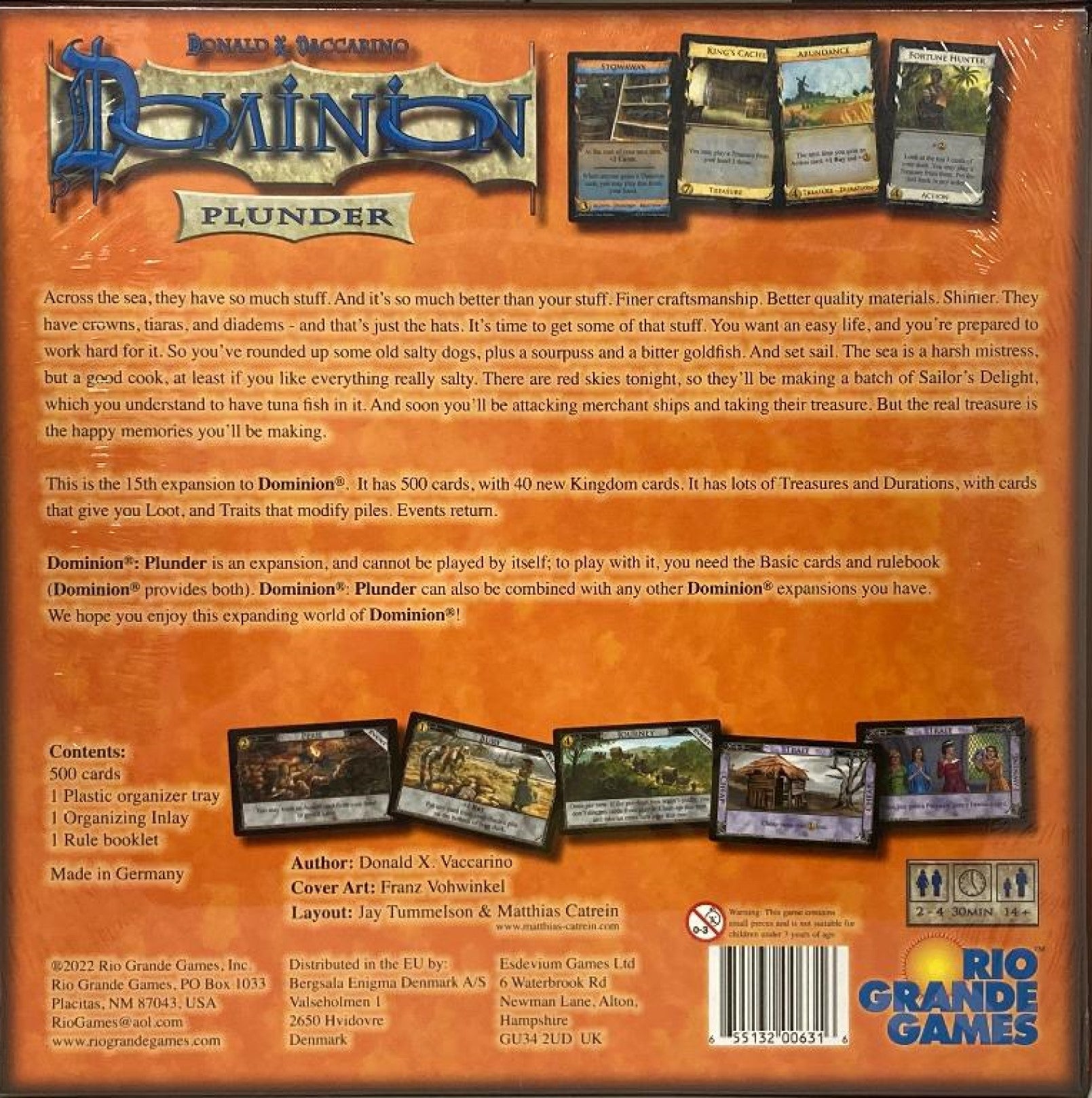 Dominion Plunder Expansion