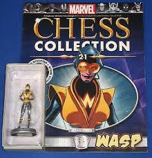 Wasp Eaglemoss Marvel Chess Collection #21 White Pawn