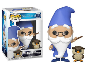 POP 1100 Disney Merlin With Archimedes - The Comic Warehouse