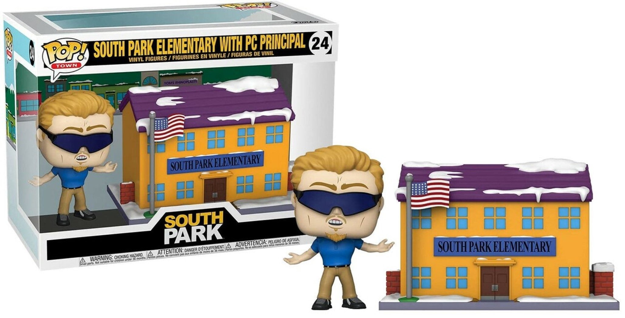 POP 24 Town South Park Elementary With PC Principal - The Comic Warehouse