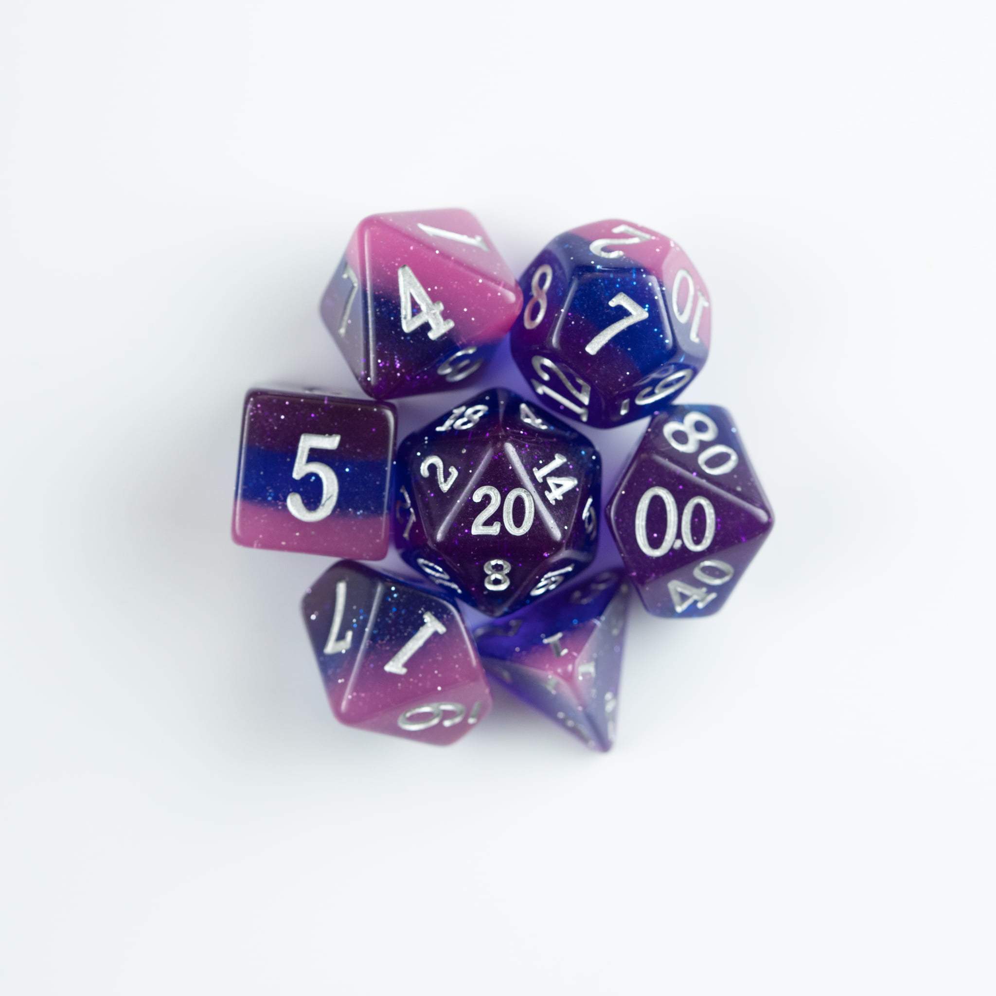 Elemental Storm Resin 7 Dice Set - Comic Warehouse