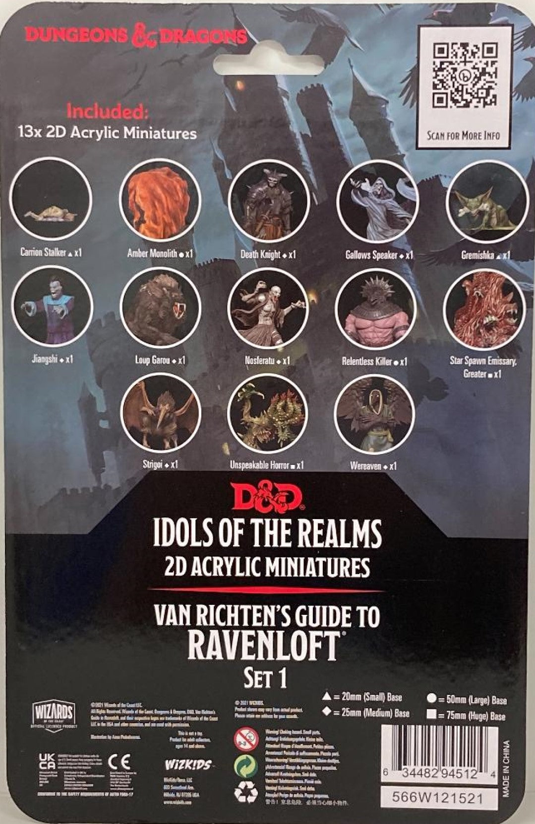 D&D Idols of the Realms Van Richten's Guide To Ravenloft Set 1