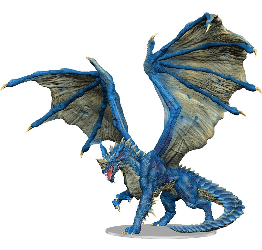 D&D Icons of the Realms Adult Blue Dragon Prepainted Plastic Figure - The Comic Warehouse