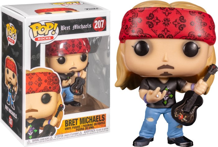 POP 207 Rocks Bret Michaels - The Comic Warehouse